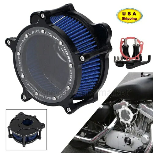 クラリティ エアクリーナー インテークフィルター ハーレーダイナ ロードキンググライド ソフテイル FLHT用 Clarity Air Cleaner Intake Filter For Harley Dyna Road King Glide Softail FLHT 【並行輸入品】
