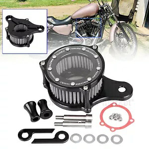 エアクリーナーインテークフィルターハーレーダイナソフテイルスプリンガーロードキング FLSTC FLSTF Air Cleaner Intake Filter For Harley Dyna Softail Springer Road King FLSTC FLSTF 【並行輸入品】
