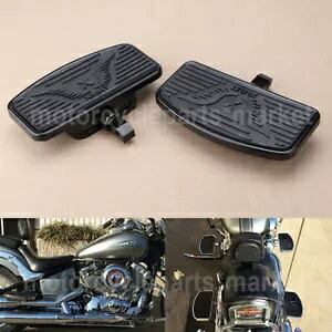 ハーレーダイナホンダヤマハ用の調整された金属鋼パッセンジャーフットボードフロアボード Adjusted Metal Steel Passenger Footboard Floorboard for Harley Dyna Honda Yamaha 【並行輸入品】