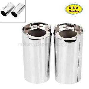 クローム フォーク ブーツ スライダー カバー ハーレー CVO エレクトラ ストリート グライド FLHX FLHTK に適合 Chrome Fork Boot Slider Cover Fit For Harley CVO Electra Street Glide FLHX FLHTK 【並行輸入品】