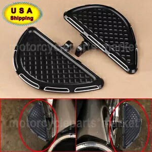 ダイヤモンドブラック乗客フットペグフロアボードフットボードハーレーエレクトラグライド用 Diamond Black Passenger Foot Pegs Floorboard Footboard For Harley Electra Glide 【並行輸入品】