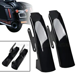 ハーレーエレクトラグライドロードキング用グロスブラックフェンダーサドルバッグフィラーパネル Gloss Black Fender-Saddlebag Filler Panels for Harley Electra Glide Road King 【並行輸入品】