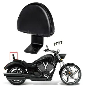 US ブラックオートバイ後部乗客バックレスト Victory Vegas Kingpin ハイボール用 US Black Motorcycle Rear Passenger Backrest For Victory Vegas Kingpin High-Ball 【並行輸入品】