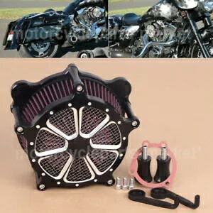 ビレットエアクリーナーレッドインテークフィルターブラックハーレーエレクトラグライドダイナファットボーイ用 Billet Air Cleaner Red Intake Filter Black For Harley Electra Glide Dyna Fatboy 【並行輸入品】