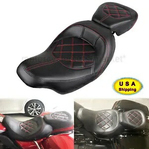 ハーレー CVO ロード ストリート グライド FLHR クラシック FLHTC FLHTK 用運転席助手席 Driver Passenger Seat For Harley CVO Road Street Glide FLHR Classic FLHTC FLHTK 【並行輸入品】