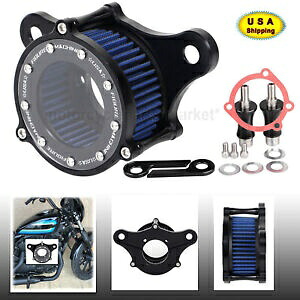 クラリティエアクリーナーブルーインテークフィルターハーレーダイナファットボブロードキンググライド用 Clarity Air Cleaner Blue Intake Filter For Harley Dyna Fat Bob Road King Glide 【並行輸入品】
