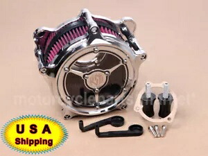 ハーレー ソフテイル デュース FXSTD インテーク 1993-2015 用シースルー クラリティ エア クリーナー See through clarity air cleaner for harley softail Deuce FXSTD intake 1993-2015 【並行輸入品】