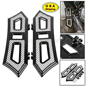 ドライバー ライダー フロアボード フットボード ハーレー ストリート グライド ソフテイル FLHTC FLSTC用 Driver Rider Floorboards Footboards For Harley Street Glide Softail FLHTC FLSTC 【並行輸入品】
