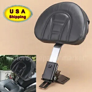 ハーレー CVO エレクトラ ストリート グライド用調節可能なプラグイン ドライバー ライダー バックレスト パッド Adjustable Plug-In Driver Rider Backrest Pad For Harley CVO Electra Street Glide 【並行輸入品】