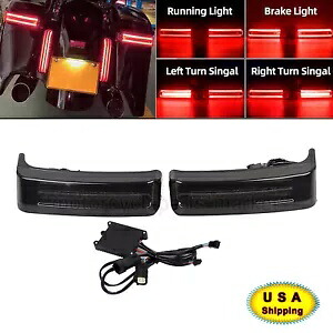 LED サドルバッグ ラン ターン シグナル ブレーキ ライト ハーレー エレクトラ ロード グライド FLHX 用 LED Saddlebag Run Turn Signal Brake Lights For Harley Electra Road Glide FLHX 【並行輸入品】