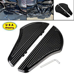 ハーレーエレクトラグライドロードキングソフテイル用ドライバーライダーフットボードフロアボード Driver Rider Footboard Floorboards For Harley Electra Glide Road King Softail 【並行輸入品】