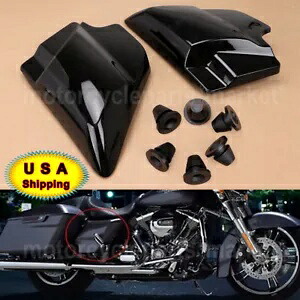L&R サイドカバーパネルラバーグロメットハーレーツーリングエレクトラストリートロードグライド用 L&R Side Cover Panel Rubber Grommet For Harley Touring Electra Street Road Glide 【並行輸入品】