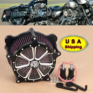 エアクリーナー レッド インテークフィルター ハーレーソフテイルスリム FLS ダイナ用アクセサリー付き Air Cleaner Red Intake Filter with Accessories For Harley Softail Slim FLS Dyna 【並行輸入品】