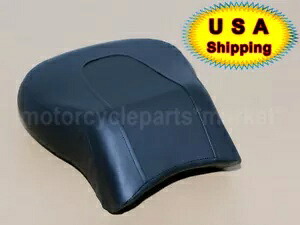 後部助手席ピリオンクッション ハーレーファットボーイ EFI FLSTFI 2008-14 ブラック Rear Passenger Seat Pillion Cushion For Harley Fat Boy EFI FLSTFI 2008-14 Black 【並行輸入品】