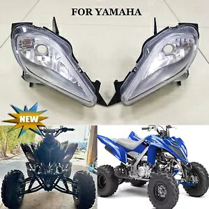 2004 - 2024 ヤマハ YFZ 450 ラプター YFM 250 350 700 ヘッドライトアセンブリペア 2004 - 2024 For YAMAHA YFZ 450 RAPTOR YFM 250 350 700 HEADLIGHTS ASSEMBLIES PAIR 【並行輸入品】