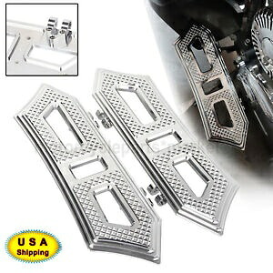 フロントドライバーフットボードフロアボードハーレーロードキングストリートトライグライドFLHTCU用 Front Driver Footboards Floorboards For Harley Road King Street Tri Glide FLHTCU 【並行輸入品】