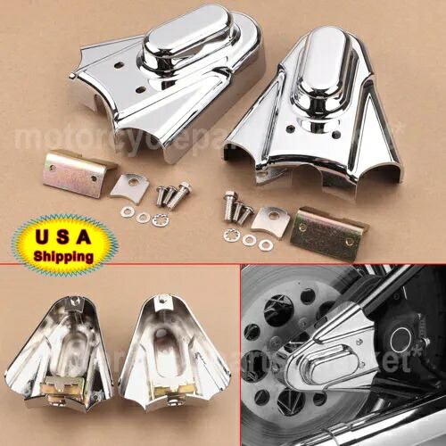 リアファントムスイングアームアクスルカバークロームハーレーファットボーイナイトトレインソフテイル用 Rear Phantom Swingarm Axle Covers Chrome for Harley Fatboy Night Train Softail 【並行輸入品】 40,040円