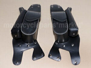 ウォーターボトル ドリンクホルダー サドルバッグ ガードバッグ ペア ハーレーツーリング用 3501-0715 Water Bottle Drink Holder Saddlebag Guard Bag Pair for Harley Touring 3501-0715 【並行輸入品】