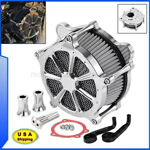 CNC エアクリーナー インテークフィルター ハーレーダイナ ソフテイル エレクトラグライド FLHR/T FLTR用 CNC Air Cleaner Intake Filter For Harley Dyna Softail Electra Glide FLHR/T FLTR 【並行輸入品】
