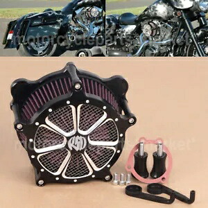 エアクリーナーインテークフィルターシステムコントラストカットベンチュリハーレーソフテイル FLST Air Cleaner Intake Filter System Contrast Cut Venturi For Harley Softail FLST 【並行輸入品】