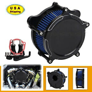 エアクリーナーインテークフィルター Harley Dyna Electra Road Glide Deluxe FLSTN FXSTS 用 Air Cleaner Intake Filter For Harley Dyna Electra Road Glide Deluxe FLSTN FXSTS 【並行輸入品】