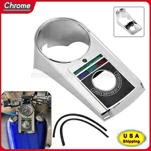 クロームダッシュスピードメーターパネルハーレーソフテイルワイドグライドFXWG FXST FLHT USA Chrome Dash Speedometer Panel For Harley Softail Wide Glide FXWG FXST FLHT USA 【並行輸入品】