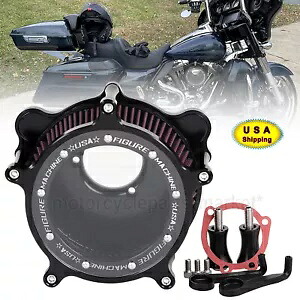 クラリティ エアクリーナー インテークフィルター ハーレーダイナ エレクトラグライド ロードキング FLSTF用 Clarity Air Cleaner Intake Filter For Harley Dyna Electra Glide Road King FLSTF 【並行輸入品】
