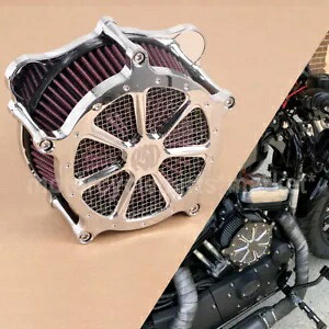 クローム RSD ベンチュリ スピード 7 エアクリーナー インテーク ハーレー トライク ツーリング 2008-2016用 Chrome RSD Venturi Speed 7 Air Cleaner Intake For Harley Trike Touring 2008-2016 【並行輸入品】