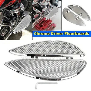 ハーレー ソフテイル エレクトラ ストリート グライド ファットボーイ FLST 用クローム ドライバー フロアボード Chrome Driver Floorboards For Harley Softail Electra Street Glide Fatboy FLST 【並行輸入品】
