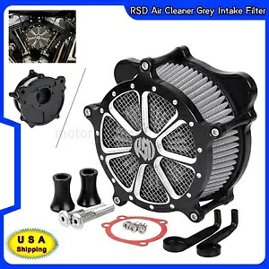 RSD エアクリーナーインテークフィルターハーレーダイナロードキンググライドカスタム FXSTC FLHT RSD Air Cleaner Intake Filter For Harley Dyna Road King Glide Custom FXSTC FLHT 【並行輸入品】