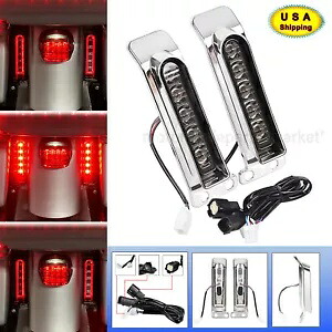 LED サドルバッグ サポート フィラー ライト ハーレー エレクトラグライド ウルトラ リミテッド FLTRU 用 LED Saddlebag Support Filler Lights For Harley Electra Glide Ultra Limited FLTRU 【並行輸入品】
