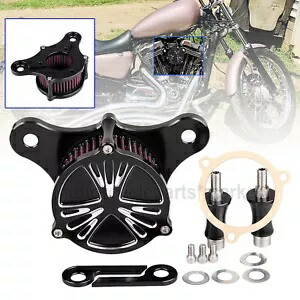 エアクリーナーインテークフィルターハーレーエレクトラロードキンググライドスリムFLS FLHX FLHTC用 Air Cleaner Intake Filter For Harley Electra Road King Glide Slim FLS FLHX FLHTC 【並行輸入品】