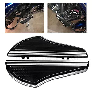 ディファイアンス ドライバー ライダー フットボード フロアボードレスト ハーレー ソフテイル ダイナ FLHR/X用 Defiance Driver Rider Footboard Floorboards Rest For Harley Softail Dyna FLHR/X 【並行輸入品】