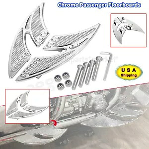 ハーレーストリートグライドウルトラクラシックFLHTCU用クローム後部乗客フロアボード Chrome Rear Passenger Floorboards For Harley Street Glide Ultra Classic FLHTCU 【並行輸入品】