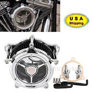 RSD クラリティ エアクリーナー インテークフィルター クローム ハーレー トライ ストリート グライド ソフテイル用 RSD Clarity Air Cleaner Intake Filter Chrome for Harley Tri Street Glide Softail 【並行輸入品】 44,330円