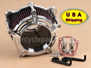 クローム クリア エア クリーナー フィルター インテーク キット ハーレー ツーリング FLHT FLHR ダイナ FXR 用 Chrome Clear Air Cleaner Filter Intake Kit For Harley Touring FLHT FLHR Dyna FXR 【並行輸入品】