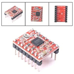 1 個 A4988 ドライバーモジュール StepStick ステッピングモータードライバー Reprap 3D プリンター用- 1pcs A4988 Driver Module StepStick Stepper Motor Driver for Reprap 3D Printer- 【並行輸入品】