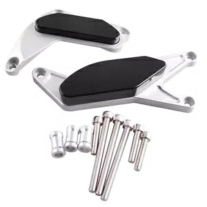カバーフレーム保護スライダーブラックセットスズキ GSXR1000 2005-08 エンジン用- Cover frame protection slider black set for Suzuki GSXR1000 2005-08 engine- 【並行輸入品】