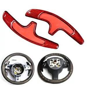 ボクスター シフト ロッカー エクステンション レッド カーボン ポルシェ 991/ケイマン 981用- Boxster shift rockers extension red carbon for Porsche 991/Cayman 981- 【並行輸入品】