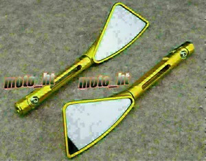 ミラー バックミラー ペア ヤマハ YZF R1 2002-08 & R6 2003 2004-2007 ゴールド用- Mirror rear-view mirror pair for Yamaha YZF R1 2002-08 & R6 2003 2004-2007 gold- 【並行輸入品】