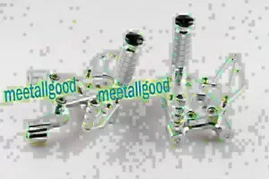 ドゥカティ 1199 用リアセット リア調節可能なレース フットレスト シルバー GP シフト- Rearset rear adjustable race footrests silver GP shift for DUCATI 1199- 【並行輸入品】