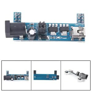 ミニ USB MB102 ブレッドボード電源モジュール 3.3 V/5 V はんだレス新しい 1 ピース- Mini USB MB102 Breadboard Power Supply Module 3.3V/5V Solderless New 1-Piece- 【並行輸入品】