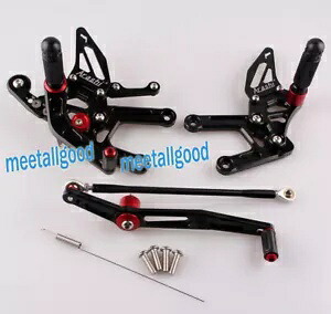 ブラックリアセットセットフットレストヤマハ YZF R6 2006-2016 2015- Black rear sets set footrests for Yamaha YZF R6 2006-2016 2015- 【並行輸入品】