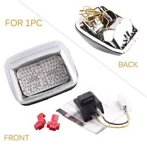 LED テールライト テールライト ランプ ハーレー デュース 全年式 / V-ROD 2002-11 クリア- LED taillight taillight lamp for Harley Deuce All Years / V-ROD 2002-11 clear- 【並行輸入品】