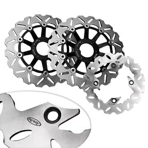ホンダ CBN 400 CBR 900RR CBR 600F VTR F FIRESTORM 1000 用ブレーキディスクのセット- Set of brake discs for Honda CBN 400 CBR 900RR CBR 600F VTR F FIRESTORM 1000- 【並行輸入品】