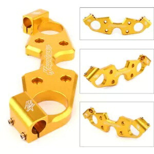 フロントサスペンションフォークブリッジクランプ スズキ ハヤブサ GSX1300R 2008-2019用- Front Suspension Fork Bridge Clamp for Suzuki Hayabusa GSX1300R 2008-2019- 【並行輸入品】