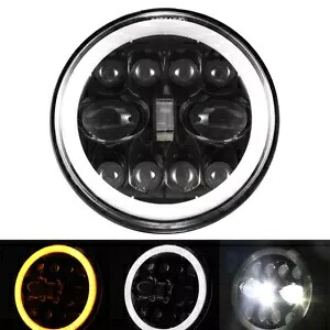 7インチ 41ワット LED ヘッドライト リモート/ディップビームインジケーター ヘッドライト ユニバーサル 12V- 7\