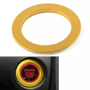 エンジンスタートストップボタンリングトリム ホンダシビック10用。2016-21世代- Engine Start Stop Button Ring Trim for Honda Civic 10. 2016-21 Generation- 【並行輸入品】