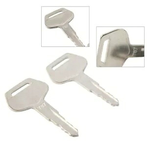 2x 点火キーメタルコマツ掘削機ブルドーザーローダー # 787 # TR261434- 2x ignition key metal for Komatsu excavator bulldozer loader # 787 # TR261434- 【並行輸入品】
