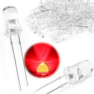 100/500/1000 個 5 ミリメートル超高輝度 LED 赤色電球ランプ 20000mcd 超高輝度- 100/500/1000PCS 5mm Ultra Bright LED Red Bulb Lamp 20000mcd Super Bright- 【並行輸入品】